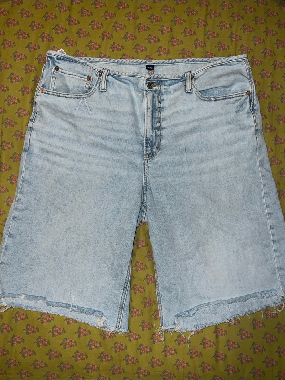 American Eagle 11" Dreamy Drape Stretch High-Waisted Shorts Oversized Size 14